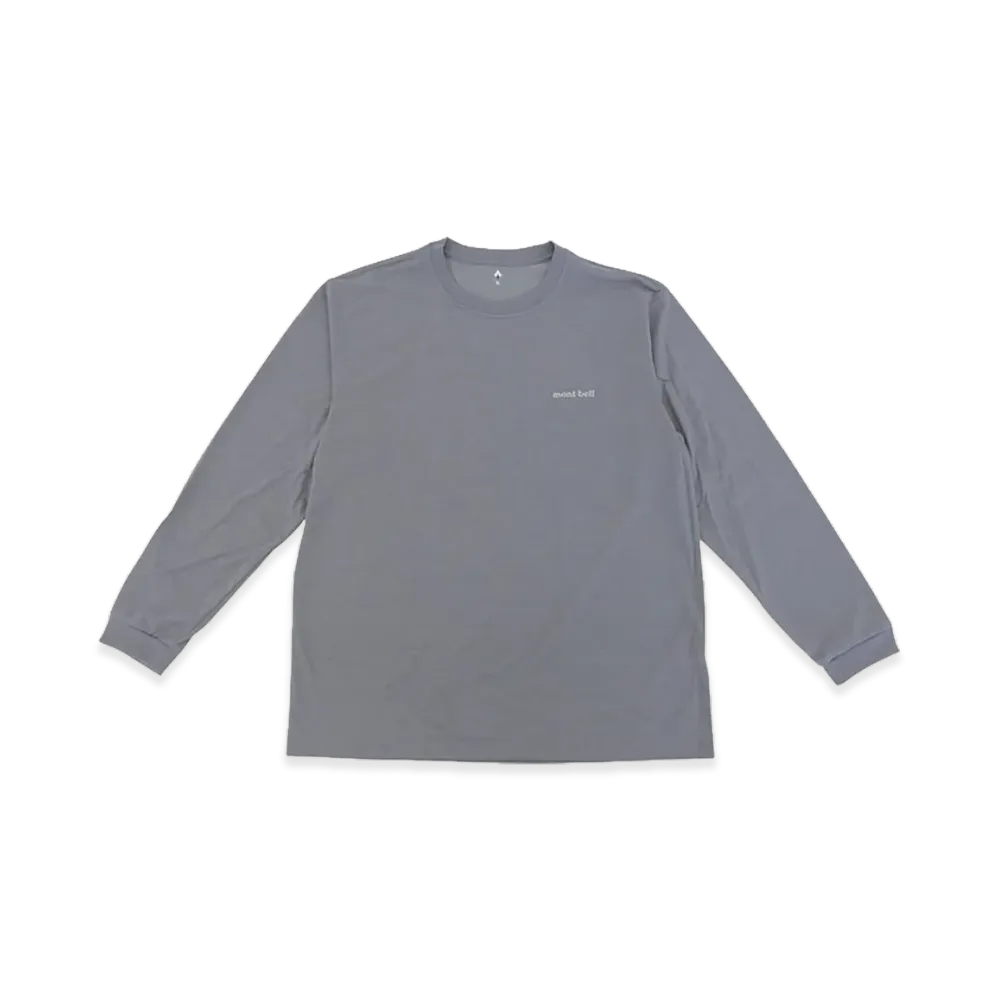 mont-bell WIC. Long Sleeve T-Shirt Men's "Dark Gray"
