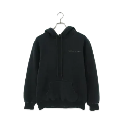 Chrome Hearts Lining Thermal Pull Over Old CH Plus Back Print Hoodie "Dark Navy"