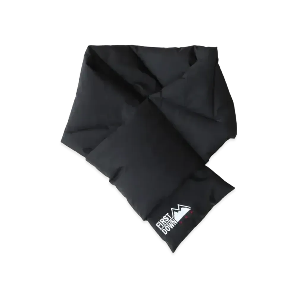 FIRST DOWN DOWN SCARF "Black"
