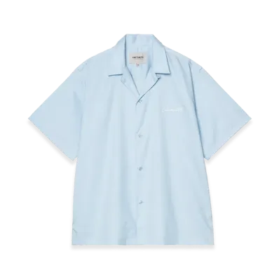 Carhartt WIP S/S Delray Shirt "Icaria/White"