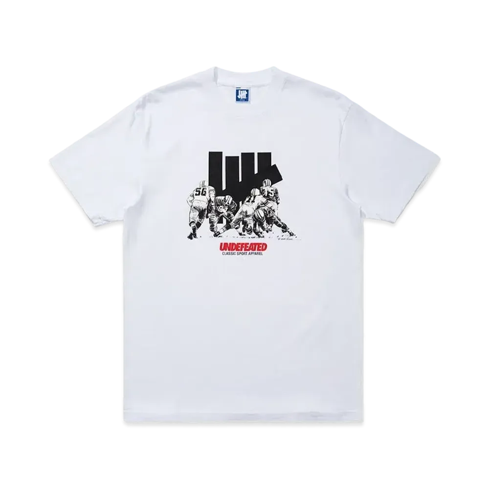 UNDEFEATED RIGER ENDZONE S/S TEE - 80263 "White"