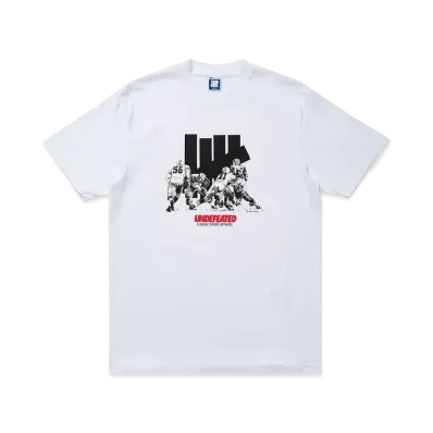 UNDEFEATED RIGER ENDZONE S/S TEE - 80263 "White"