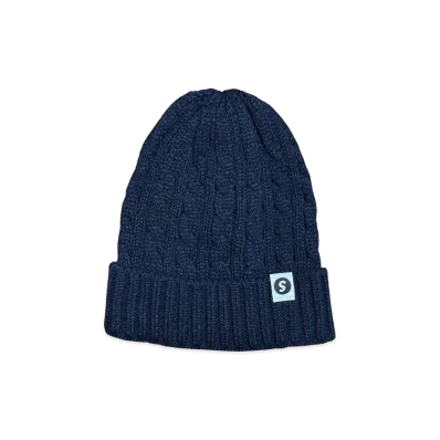 SAPEur Cable Knit Cap "Navy"