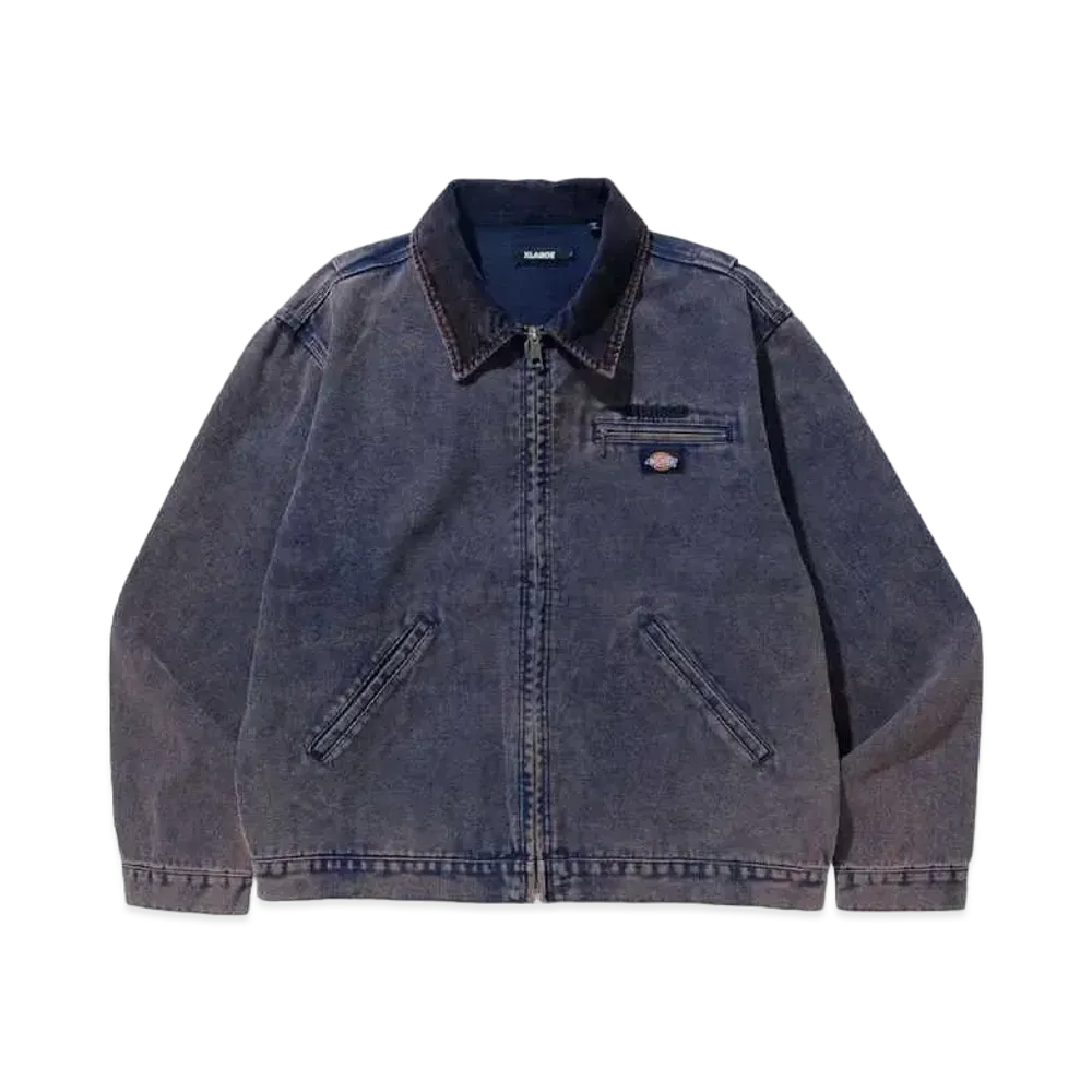 XLARGE x DICKIES Overdye Work Jacket "Navy"