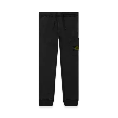 Stone Island 64551 Cotton Fleece Cargo Pants - 21SS "Black"