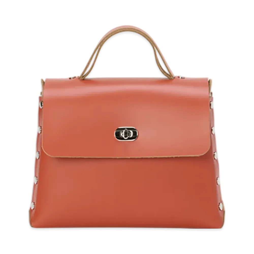 Hender Scheme Assemble Hand Bag Flap M "Copper Orange"