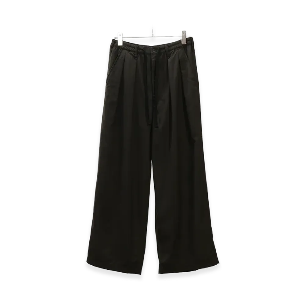 ANCELLM Wool Calmsskin Tuck Easy Slacks "Olive"