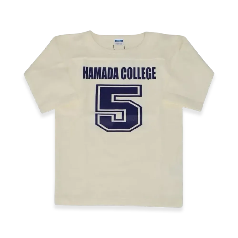 SAPEur x MASATOSHI HAMADA vol.9 Kid's Hamada College Football 3/4 Sleeve Tee "White"