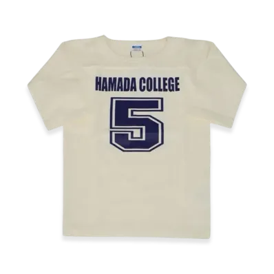 SAPEur x MASATOSHI HAMADA vol.9 Kid's Hamada College Football 3/4 Sleeve Tee "White"