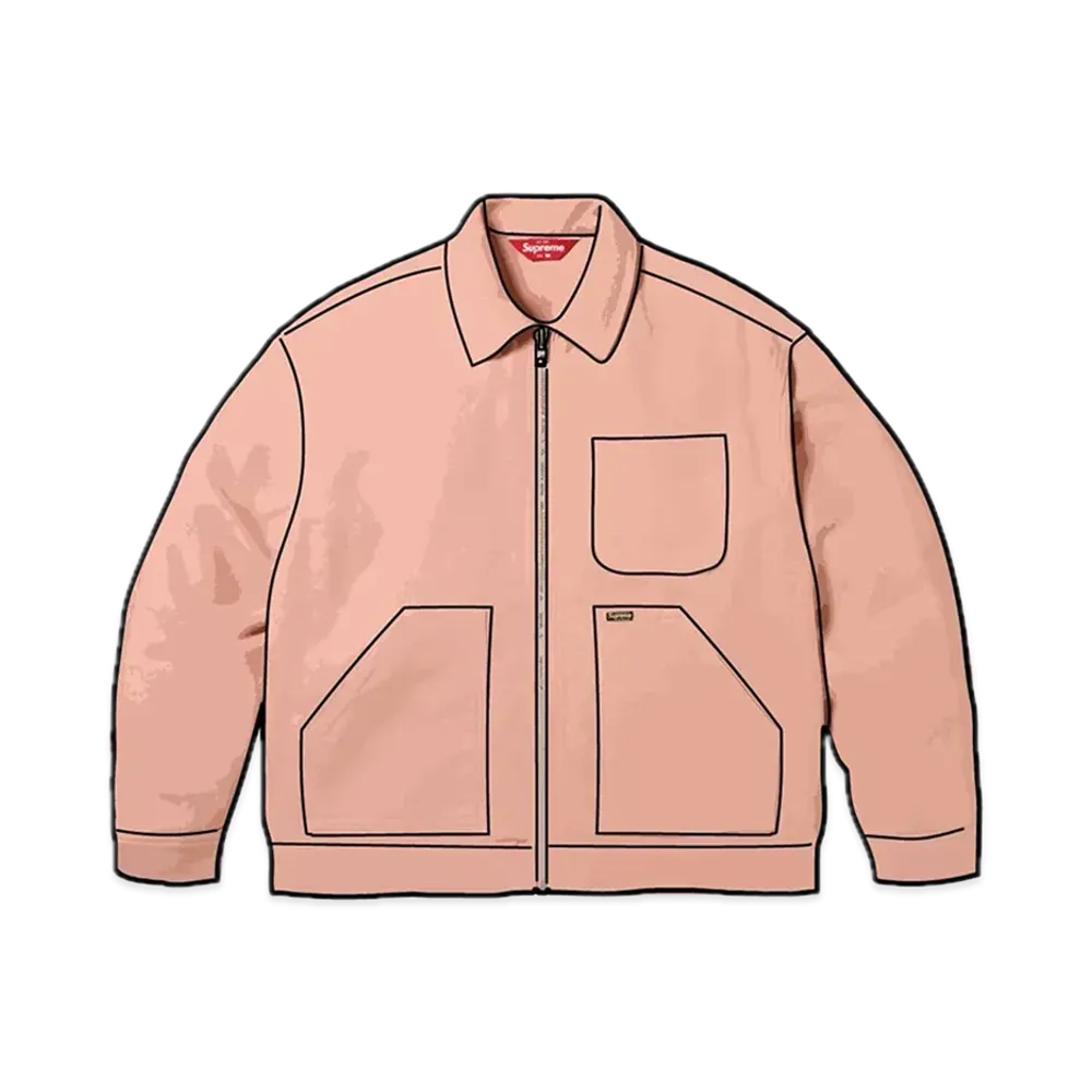 Supreme Moleskin Work Jacket "Dusty Pink"