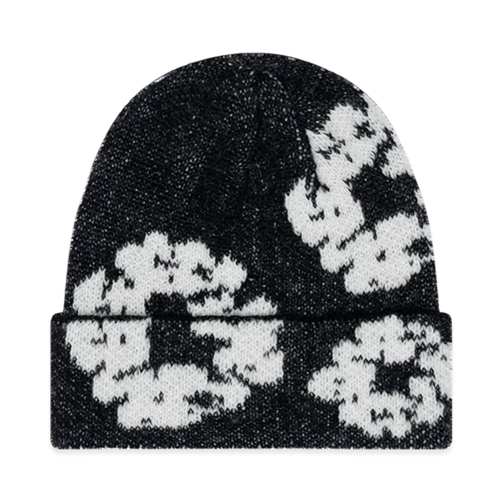 DENIM TEARS Cotton Wreath Beanie "Black"
