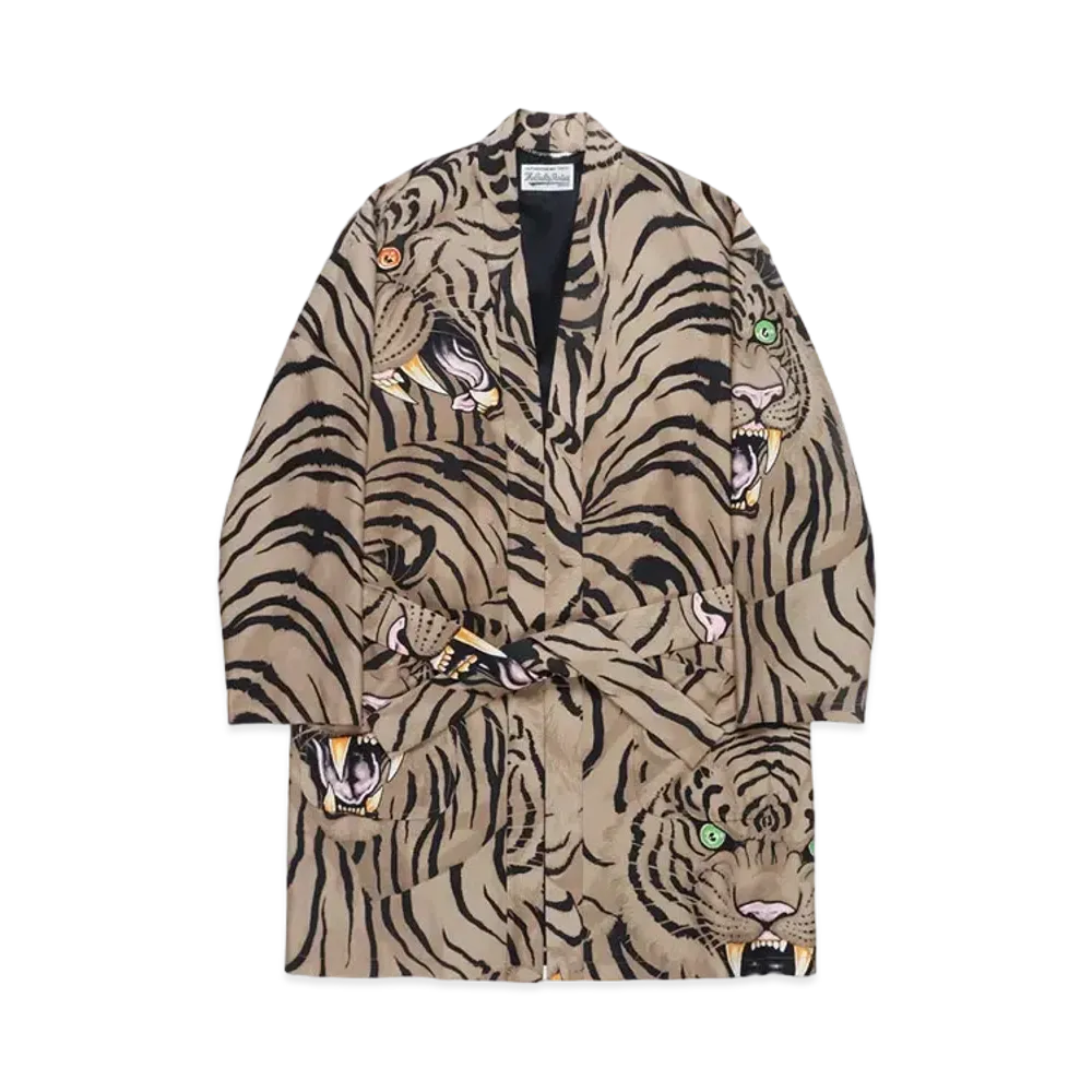 WACKO MARIA TIM LEHI / GOWN COAT "Beige"