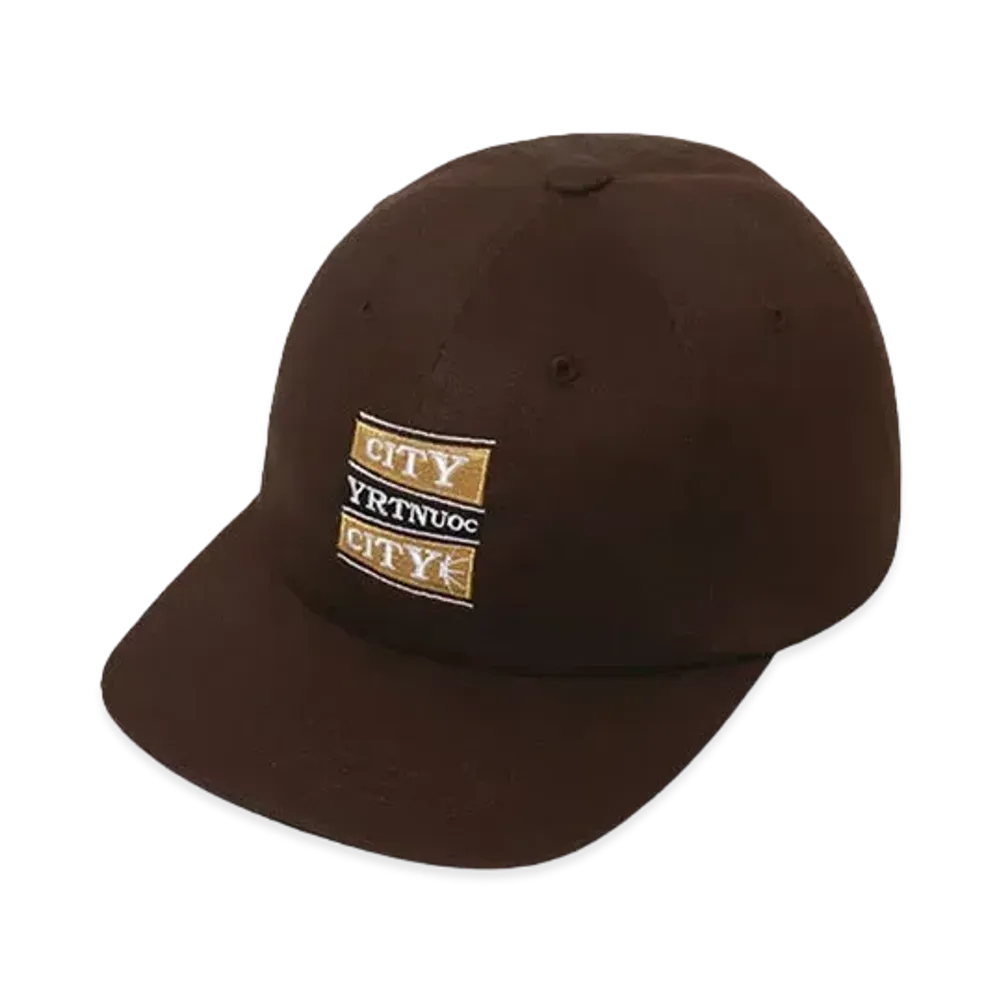 CITY COUNTRY CITY EMBROIDERED LOGO CAP SOUND CITY COUNTRY CITY "BROWN"