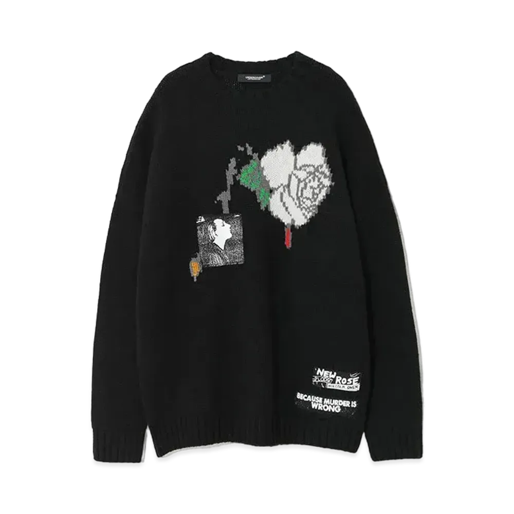 UNDERCOVER Wool Knit Pullover "Black"