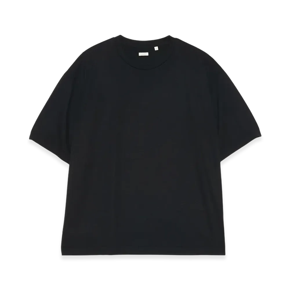 nanamica Wool Crew Neck Tee "Black"