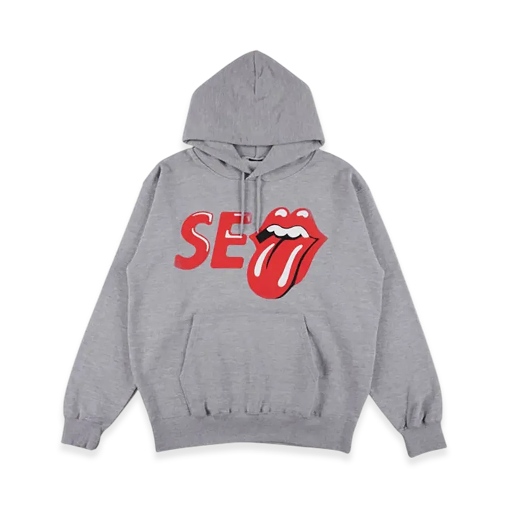 WIND AND SEA x The Rolling Stones Hoodie "Ash"
