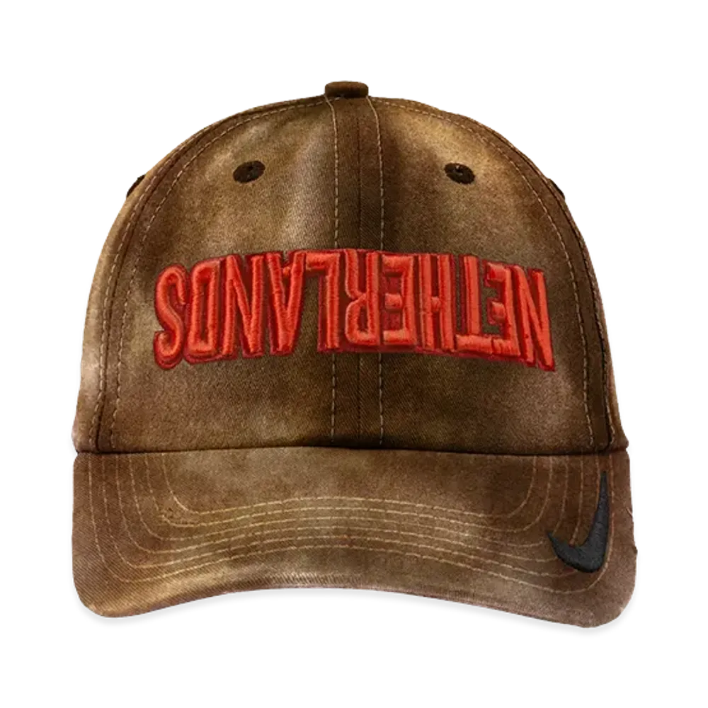 Travis Scott Cactus Jack x Nike Netherlands Distressed Total 90 Hat "Brown"