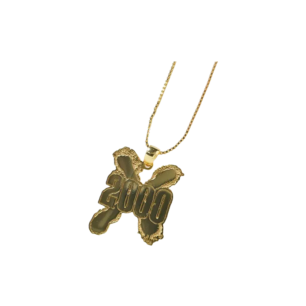 PRO WRESTLING NOAH 25th ANNIV \ 89xiitokyo TEAM 2000X GOLD NECKLACE "GOLD"