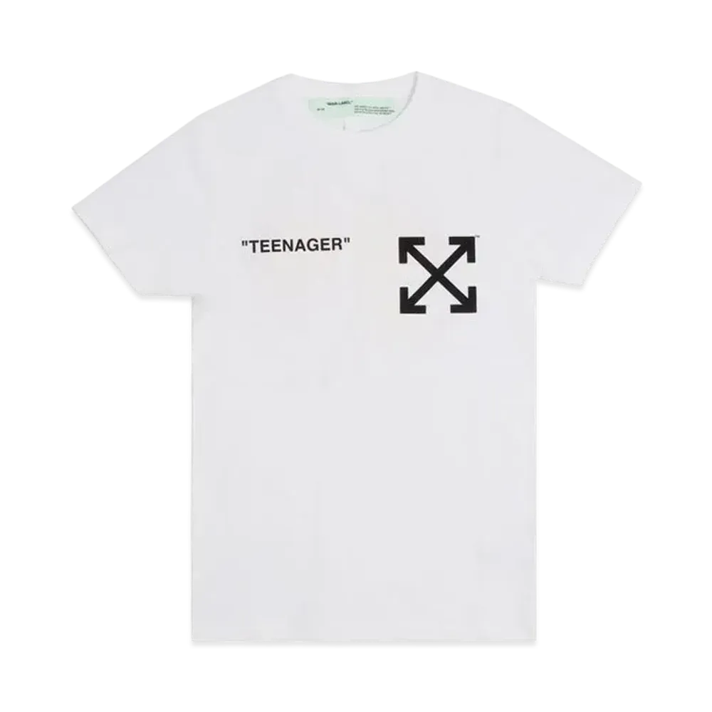 OFF-WHITE Flamed Bart T-Shirt "White"