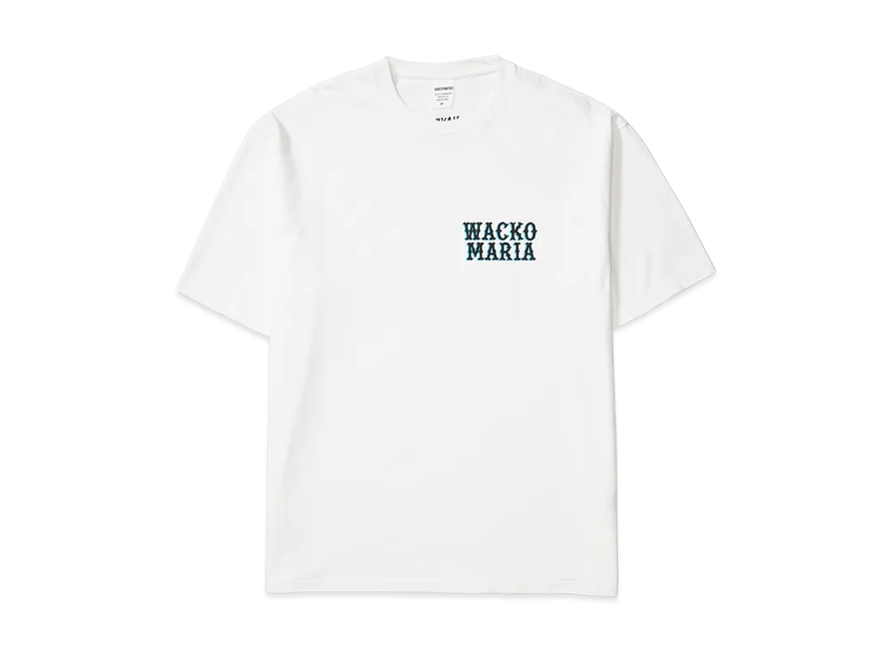 WACKO MARIA Washed Heavy Weight T-Shirt "White"