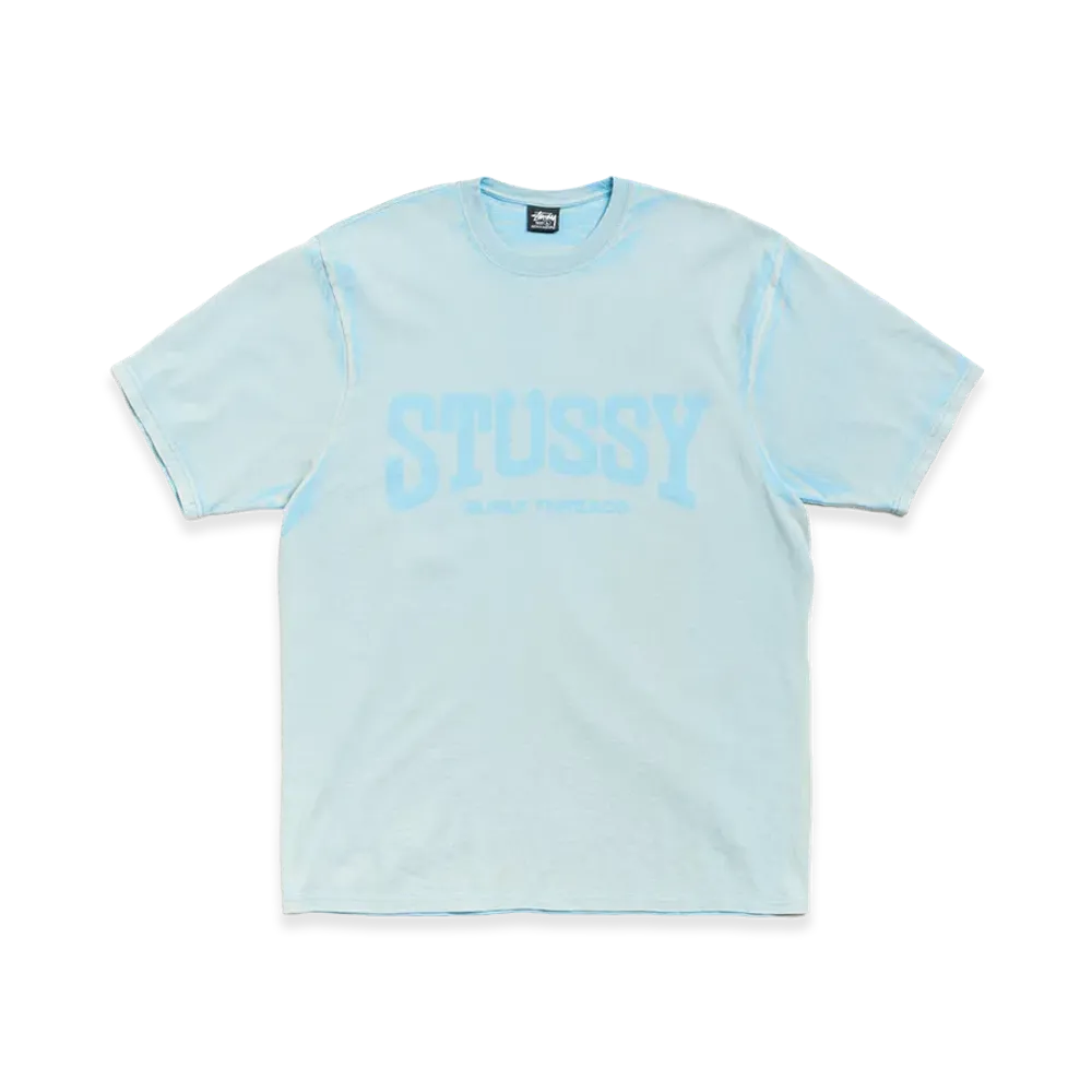 Stussy Burly Stone Washed Tee "Sky Blue"