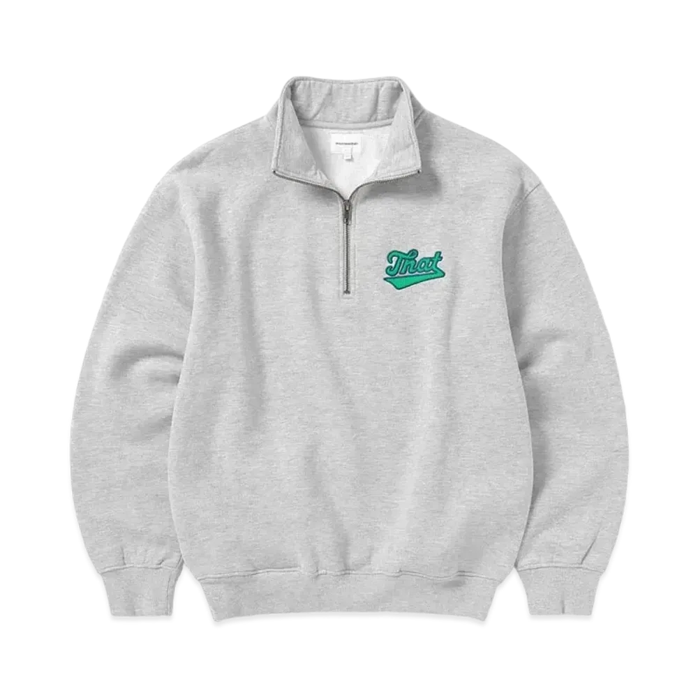 thisisneverthat Half Zip Sweatshirt "Heather Grey"
