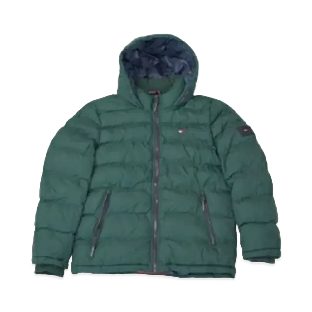 TOMMY HILFIGER Classic Hoodie Puffer Jacket "Green"