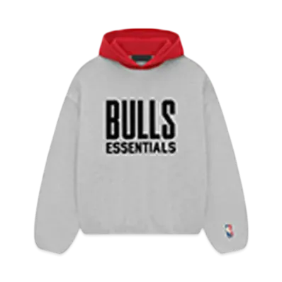 FEAR OF GOD ESSENTIALS Bulls Hoodie "Light Heather"