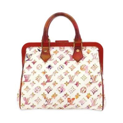 Louis Vuitton Speedy 30 Monogram Watercolor "Blanc"