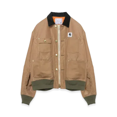 sacai x Carhartt WIP Nylon Twill x Duck Blouson "Beige"
