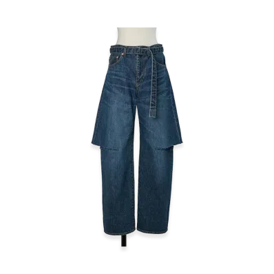 sacai Women's Denim Pants "Blue"