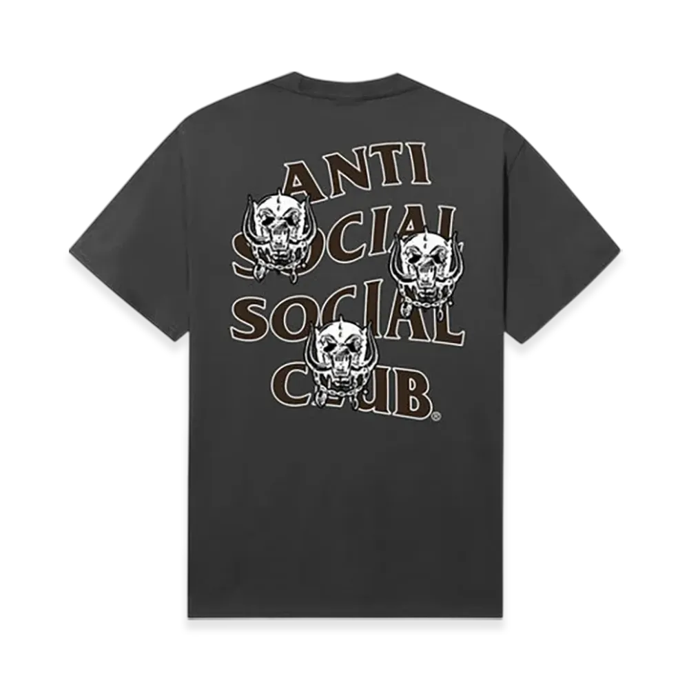 ANTI SOCIAL SOCIAL CLUB OSMIUM x Motorhead Motor Games Tee "Charcoal"