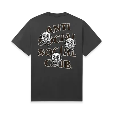 ANTI SOCIAL SOCIAL CLUB OSMIUM x Motorhead Motor Games Tee "Charcoal"