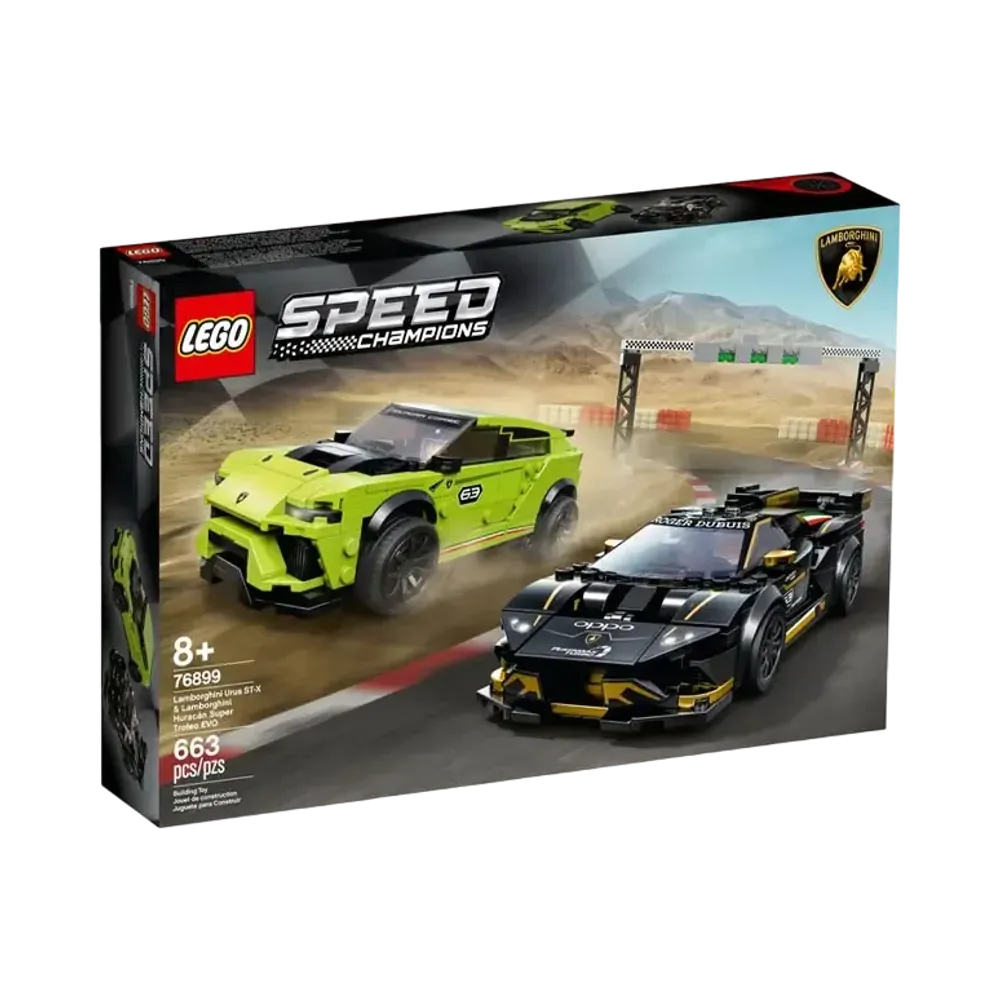 LEGO SPEED CHAMPIONS "Lamborghini Urus ST-X & Lamborghini Huracan Super Trofeo EVO" [76899]