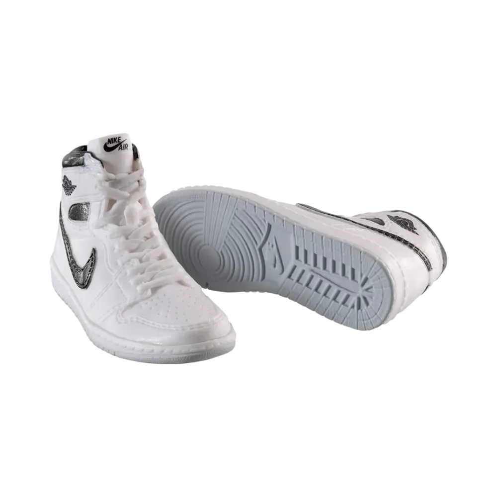 BANDAI NIKE Air Jordan 1 High 85 MINIATURE COLLECTION Metallic Black (White/Met Black)