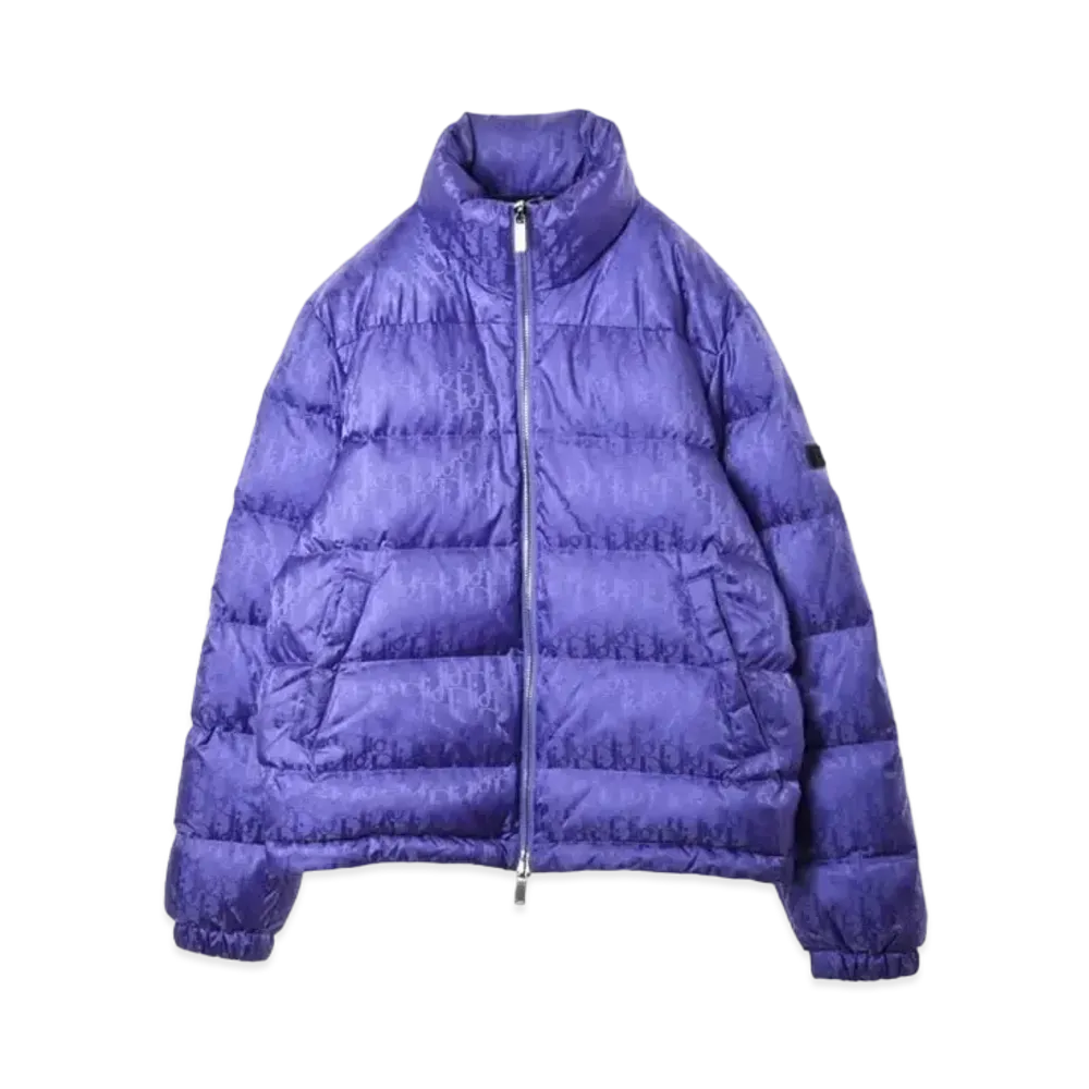 Dior Oblique Nylon Down Jacket "Purple"