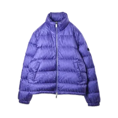 Dior Oblique Nylon Down Jacket "Purple"