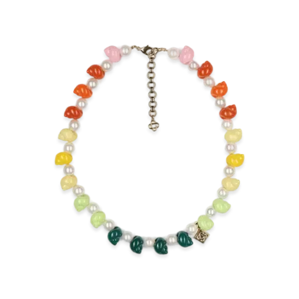 Casablanca Shell & Pearl Necklace "Multi"