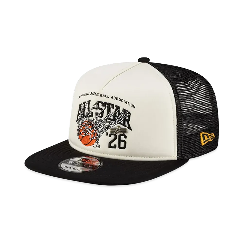 NEW ERA x Alpha Industries x NBA All-Star Game 2026 9Fifty A-Frame Tracker "Chrome White"