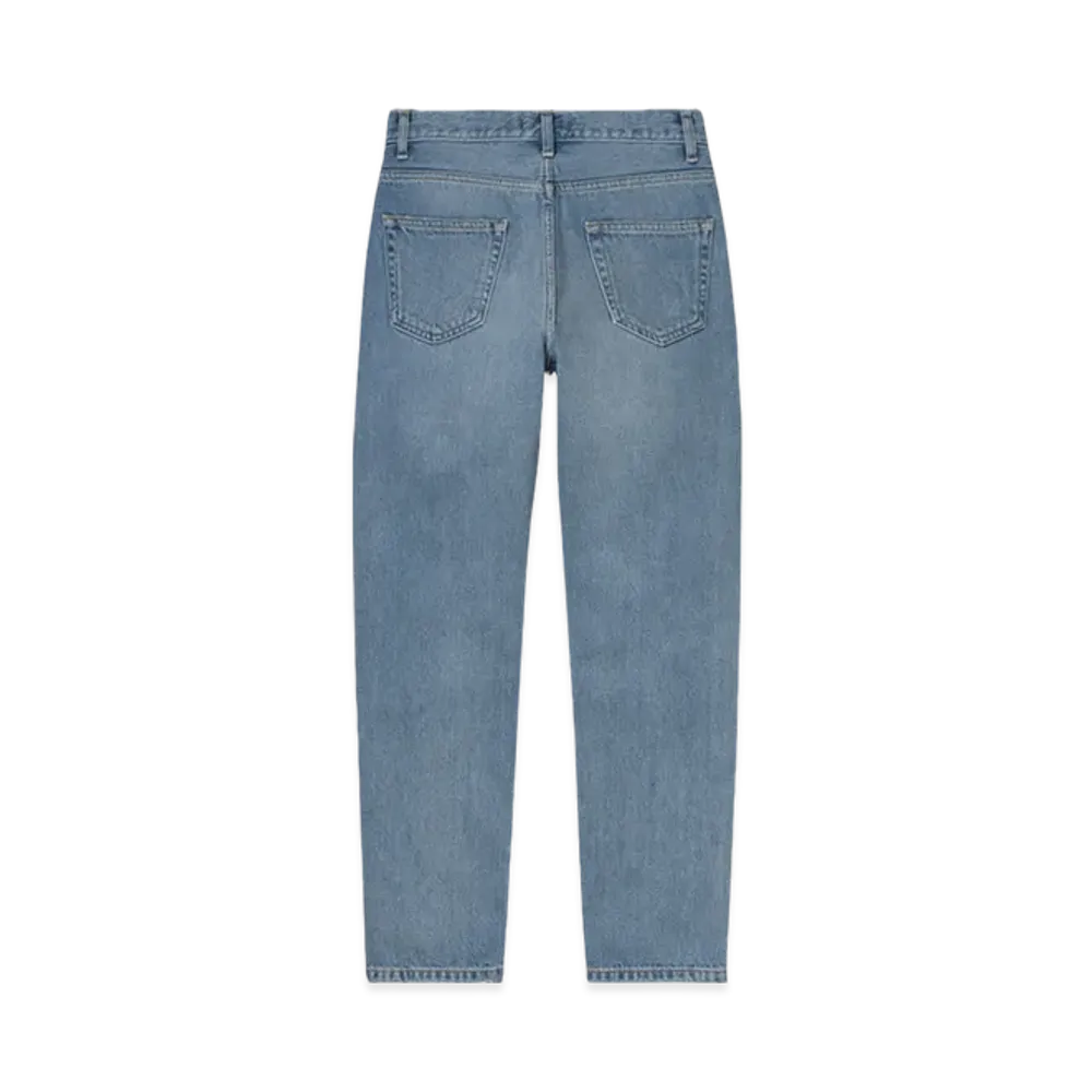 Carhartt WIP Women's Mableton Blue Denim Page Carrot Ankle Pants "Blue Light Stone Washed"