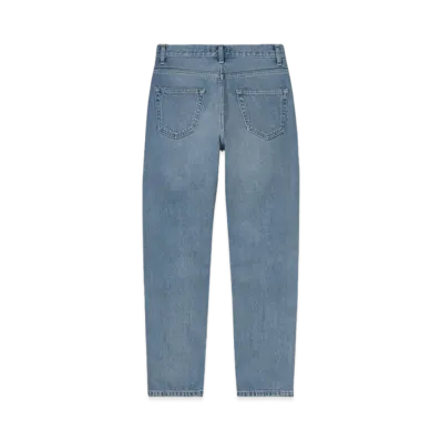 Carhartt WIP Women's Mableton Blue Denim Page Carrot Ankle Pants "Blue Light Stone Washed"