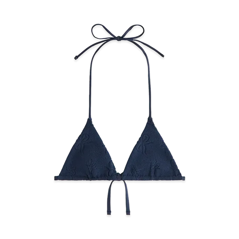 Kith Women's Talia II Crest Tie Top "Nocturnal"