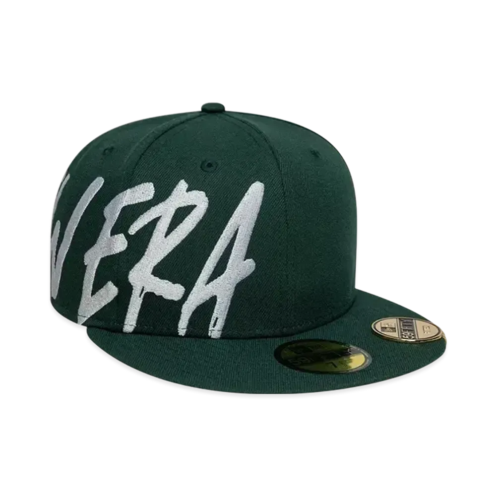 NEW ERA 59Fifty 59Fifty Day Memorial Collection Script Logo "Dark Green"