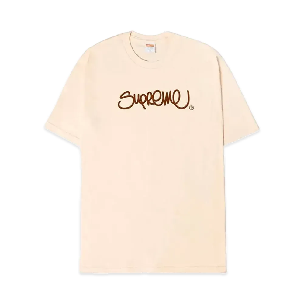 Supreme Handstyle Tee "Natural"