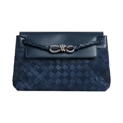 Bottega Veneta Small Andiamo Messenger "Neptune"