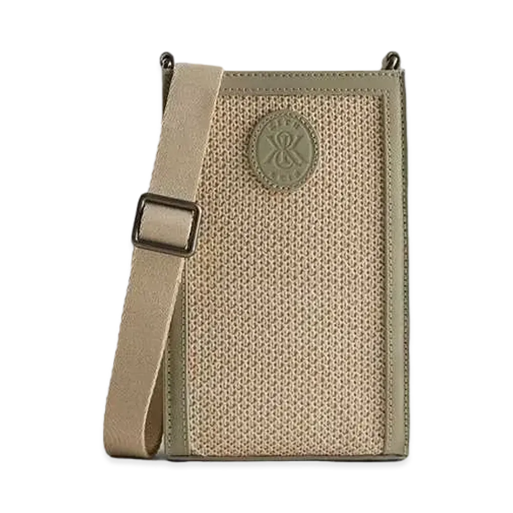 Kith Emmett Raffia Crossbody Mini Bag "Sandrift"