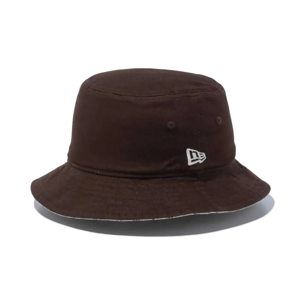 NEW ERA BLACK LABEL FW23 Bucket 01 Reversible "Walnut/Stone Check"