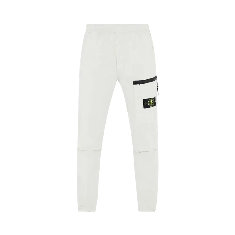 Stone Island 30803 Stretch Cotton Tela Paracadute Garment Dyed Cargo Pants - 22SS "Ice"