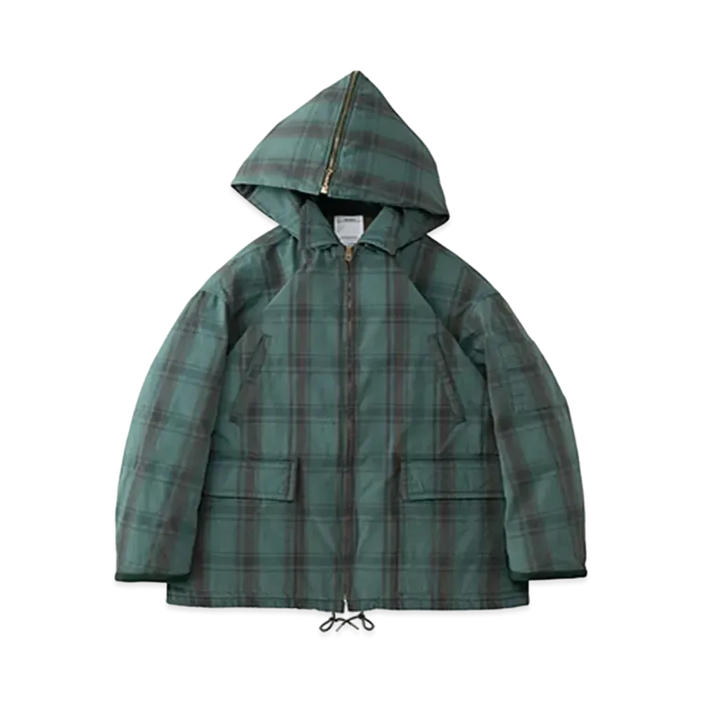 visvim GANNETT DOWN JKT CHECK "Green"