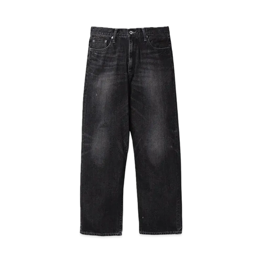 NEIGHBORHOOD Washed Denim DP Wide Pants "Black"